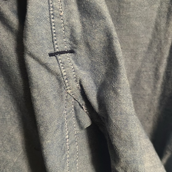 🔘J.Crew Flex Washed Button Up Lightweight Denim Slim And Untucked Vintage - Picture 8 of 12